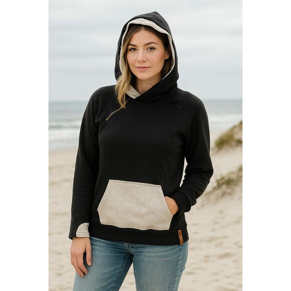 Ampersand Womens Avenue Double Hood Sweatshirt Size Medium Gorpcore Outdoor - Picture 2 of 11